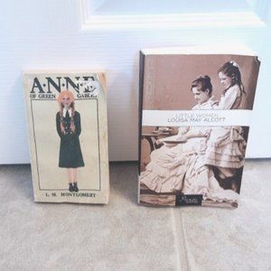 2 Books Little Women and Anne of Green Gables
